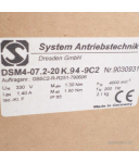 System Antriebstechnik Drehstrom-Motor DSM4-07.2-20 K.94-9C2 OVP