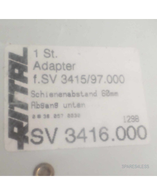 RITTAL Adapter fuer 60mm Schienensystem SV3416 OVP