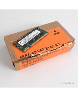 Siemens Simatic DDR SDRAM PC266 256MB 6ES7 648-2AE20-0CA0 OVP