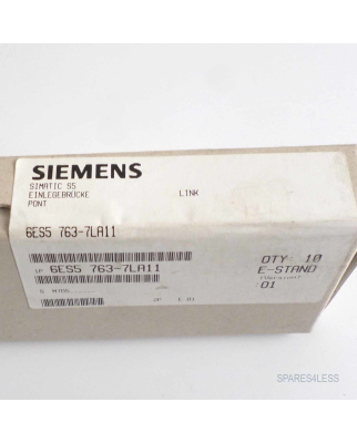 Siemens Simatic S5 Brückenkamm 6ES5 763-7LA11 10er Pack OVP