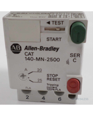 Allen Bradley Manual Motor Starter 140-MN-2500 Ser.C...