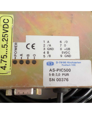SIKO Sensor AS-PIC500 5-B-3,0 PUR GEB