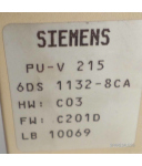 Siemens Teleperm CPU PU-V215 6DS1132-8CA GEB