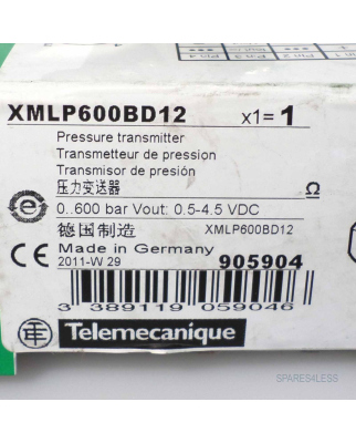 Telemecanique Electric Druckwandler XMLP600BD12 905904 OVP