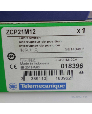 Telemecanique Electric Positionsschalter ZCP21M12 018396 OVP