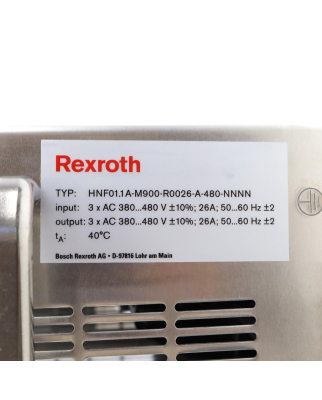 Rexroth Netzfilter HNF01.1A-M900-R0026-A-480-NNNN R911306535 GEB