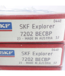 1 Stück SKF Schrägkugellager 7202BECBP OVP