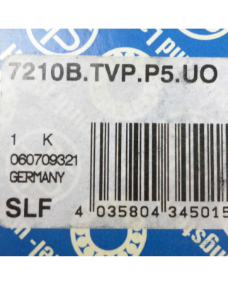 Schrägkugellager SLF 7210B.TVP.P5.UO OVP