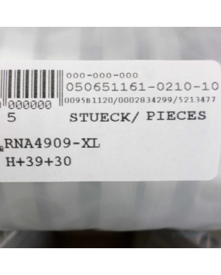 5 St&uuml;ck INA Nadellager RNA4909-XL OVP