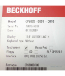 Beckhoff Touchscreen CP6802-0001-0010 15" LQ150X1LW71N GEB