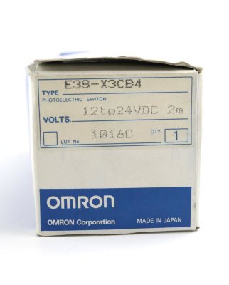 Omron Fotoelektrischer Sensor E3S-X3CB4 OVP
