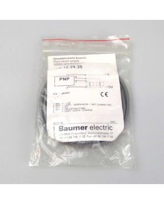 Baumer electric Optoelektronischer Sensor FEG 12.24.35 OVP