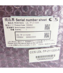 CCS Flat Light LDL-TP-211X200 1000854 660nm red light OVP