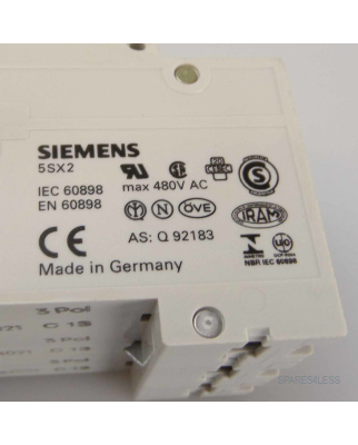 Siemens Leitungsschutzschalter 5SX2313-7 NOV