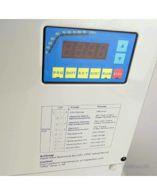 Lenze Frequenzumrichter Typ 7814.1 12 kVA 7,5 kW NOV