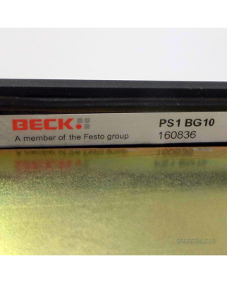 Festo Beck Monitor PS1 BG10 160836 GEB