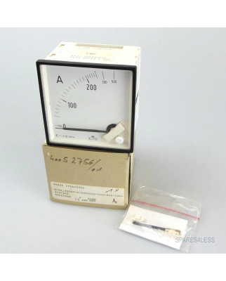 H&B Elima Amperemeter F 96N 250/5 A OVP