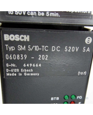 Bosch Servomodul SM 5/10-TC 060839-202 GEB