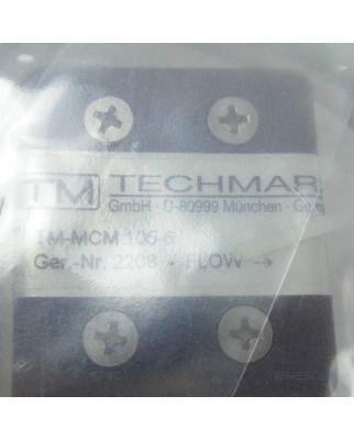 Techmark Turbinenrad-Durchfluss-Sensor TM-MCM 105-6 OVP
