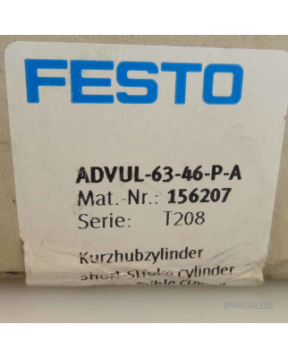 Festo Kompaktzylinder ADVUL-63-46-P-A 156207 OVP