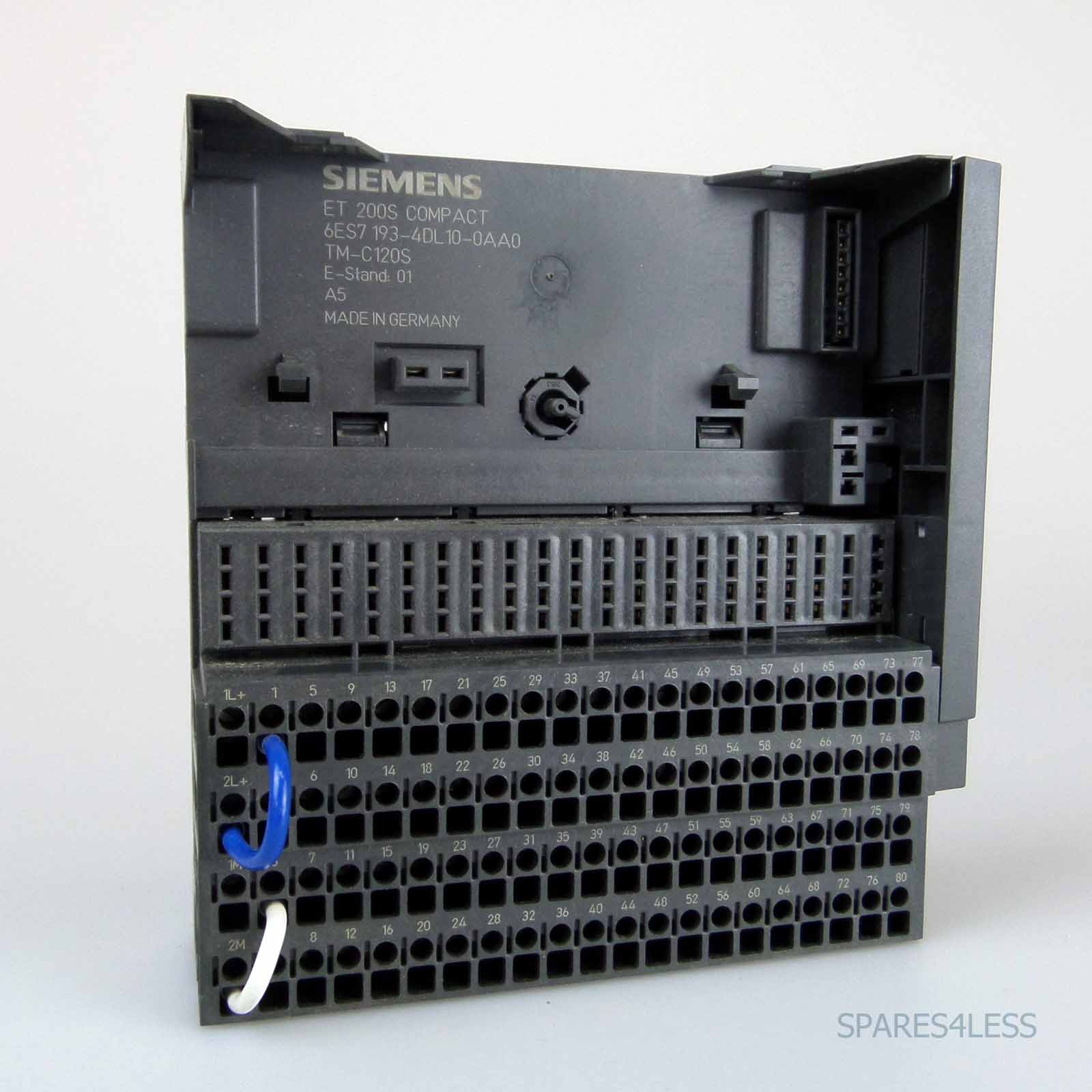 TM-C120S Gebraucht Siemens SIMATIC ET 200S Compact 6ES7 193-4DL10-0AA0 | E:01 | Gebraucht, Funktionsfähig
