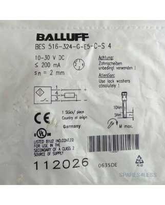 Balluff induktiver Näherungsschalter BES...