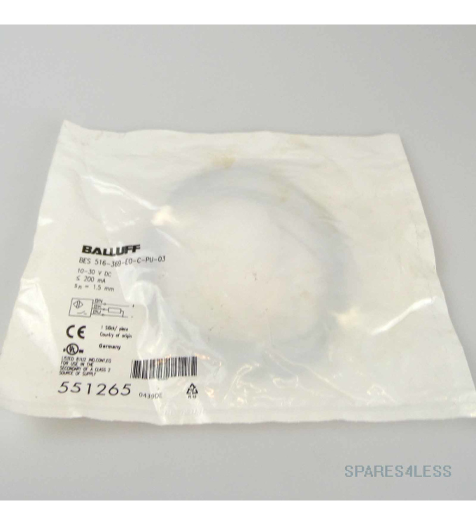 Balluff induktiver Näherungsschalter BES 516-369-EO-C-PU-03 551265 OVP
