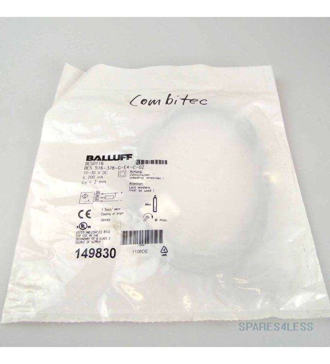 Balluff induktiver Näherungsschalter BES 516-378-G-E4-C-02 149830 OVP