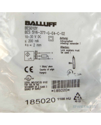 Balluff induktiver Näherungsschalter BES...