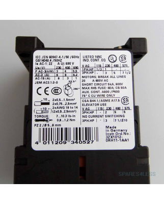 Siemens Schütz 24V/4kW/400V 3RT1016-1BB44 GEB