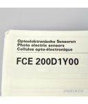 Baumer electric Optoelektronischer Sensor FCE 200D1Y00 OVP