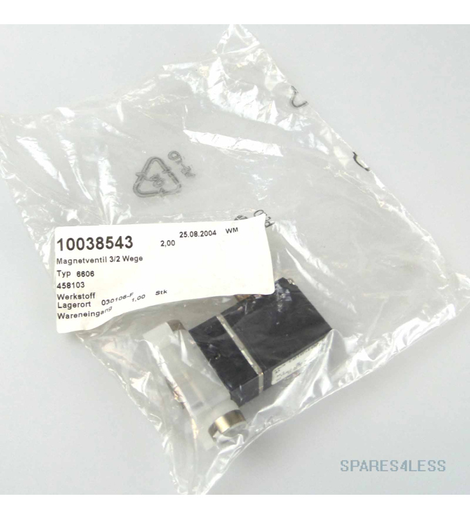 bürkert Magnetventil 6606 T 1/16 CC 00458103 OVP