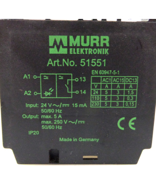 Murr elektronik Ausgangsrelais RMM 11/24 51551 GEB