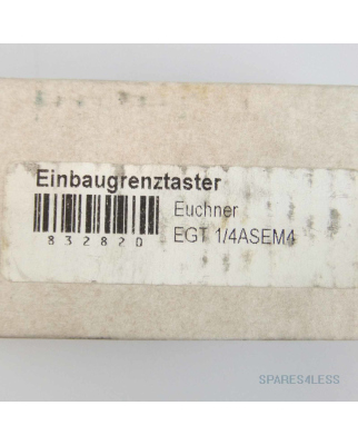 Euchner Einbaugrenztaster EGT1/4ASEM4 033976 SIE