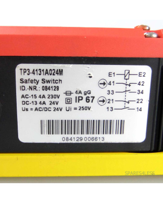 Euchner Sicherheitsriegel TP/GP-AC mit TP3/GP1 Schalter GEB