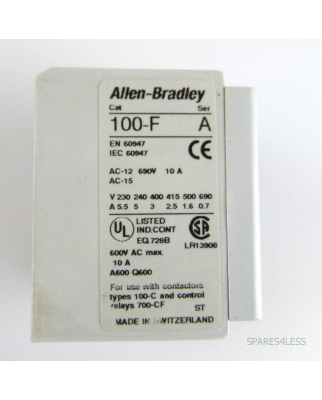 Allen Bradley Hilfsschalterblock 100-FC22 Ser.A GEB