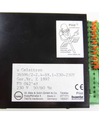 BAELZ Celsitron digitaler Temperaturregler 6596 230V OVP