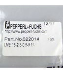 Pepperl+Fuchs Glasfaser-Lichtleiter LME18-2,3-0,5-K11 022014 OVP