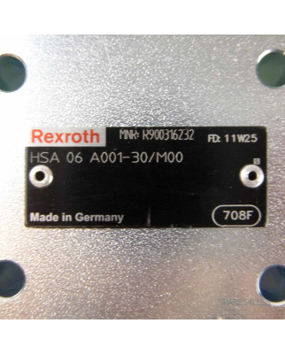 Rexroth Abdeckplatte HSA 06 A001-30/M00 R900316232 NOV