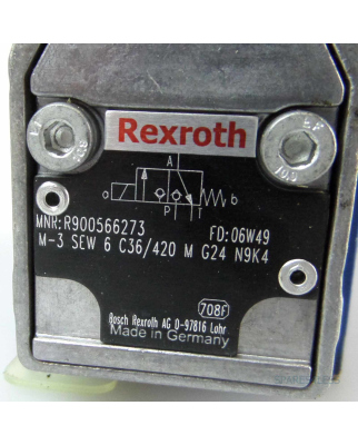 Rexroth Wegesitzventil M-3 SEW 6 C36/420 M G24 N9K4 R900566273 NOV