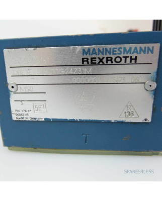 Rexroth Druckbegrenzungsventil DBETE-51/100G24Z31M 564572/6 GEB