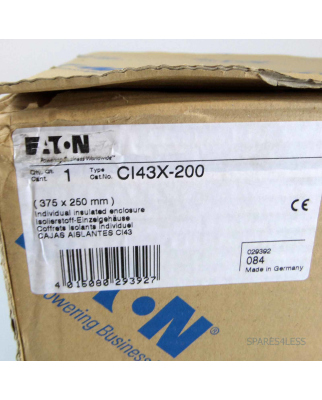 Eaton Isolierstoff-Einzelgehäuse CI43X-200 OVP