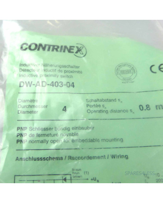 CONTRINEX Induktiver Näherungsschalter DW-AD-403-04...