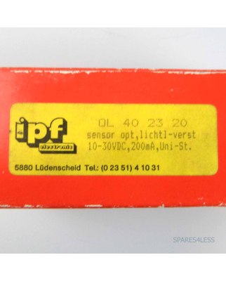 ipf electronic Lichtleiterverstärker OL402320 OVP