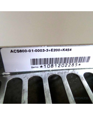 ABB Frequenzumrichter ACS800-01-0003-3+E200+K454 NOV #K2