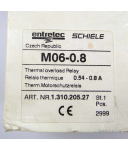 entrelec Schiele Therm. Motorschutzrelais M06-0.8 131020527 OVP