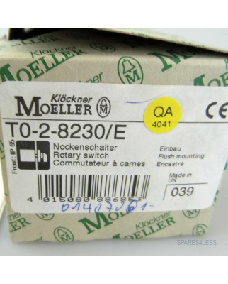 Klöckner Moeller Nockenschalter T0-2-8230/E OVP