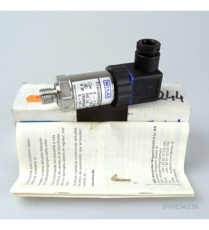 WIKA Druckmessumformer / Transmitter S-10-F-SBD-HD-ZGA4ZAZ-ZZZ OVP