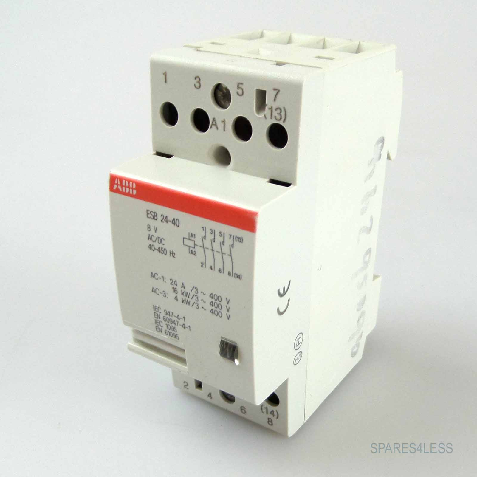 B-WARE ABB Stotz S&J Installationsschütz ESB 24-40 230VAC/DC (1er), 9,99 B-WARE ABB Stotz S&J Installationsschütz ESB 24-40 230VAC/DC (1er), 9,99