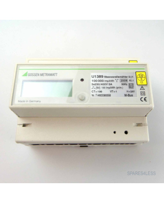 Gossen Metrawatt Messwandlerzähler U1389 (5A) GEB